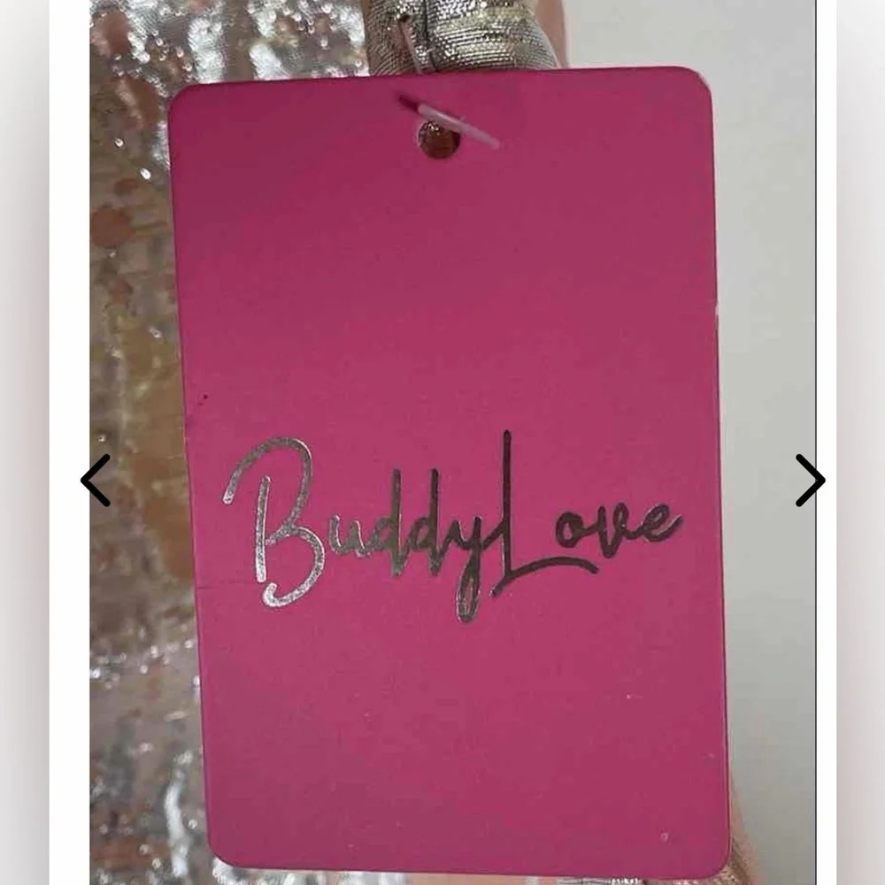 Metallic Floral Puff Sleeve Top | Bachelorette Party Statement Top XS - Picture 4 of 5